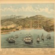 View of San Francisco, formerly Yerba Buena, in 1846-7 before the discovery of gold.