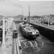 Miraflores Locks, east chamber, Panama Canal.