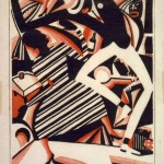 Drawing in two colors or Interpretation of Harlem Jazz I Drawing in two colors or Interpretation of Harlem Jazz I