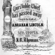 Our noble chief has passed away: elegy on the death of Abraham Lincoln words by Geo. Cooper; music by J.R. Thomas.