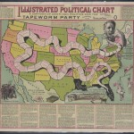 Illustrated political chart, a cartoon of American politics and the Tapeworm Party Illustrated political chart, a cartoon of American politics and the Tapeworm Party