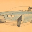 Preliminary study 6 for Studebaker "Avanti" automobile