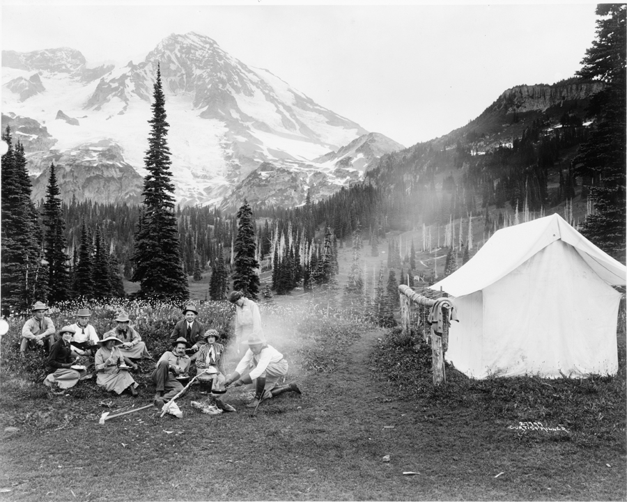 Featured Source: Camping at Mt. Rainier