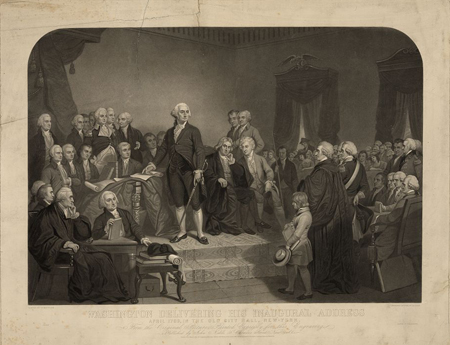 Today in History: George Washington’s First Inaugural Address
