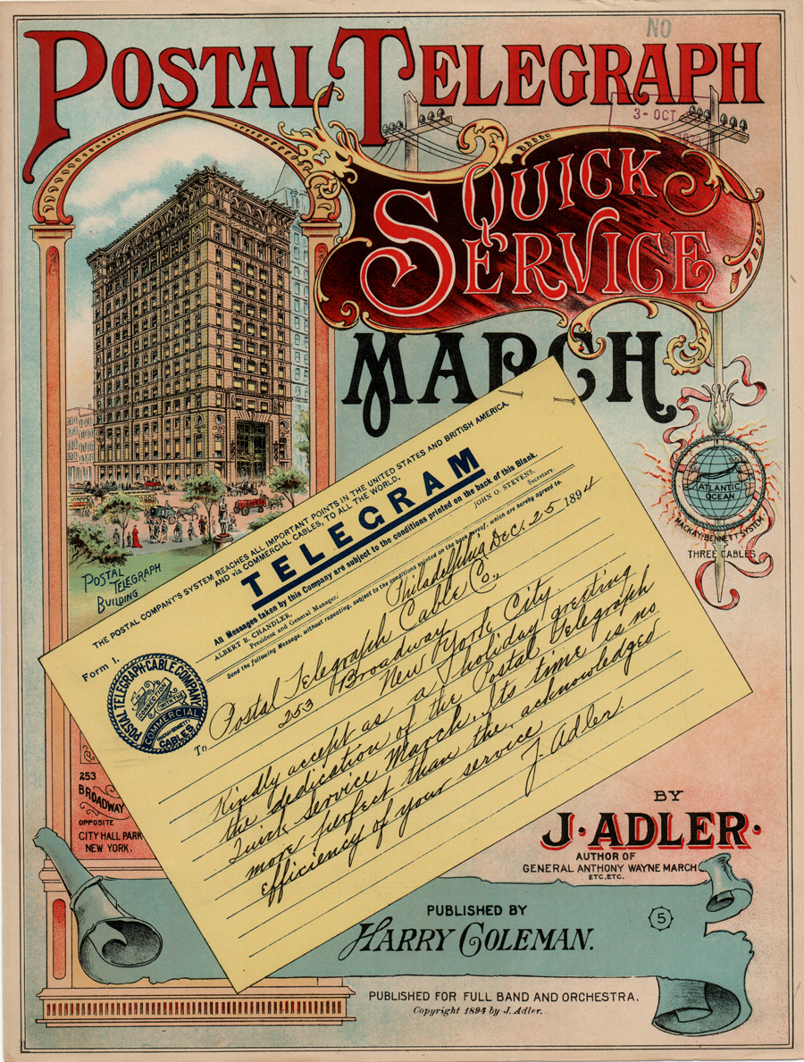 Featured Source: Postal Telegraph March