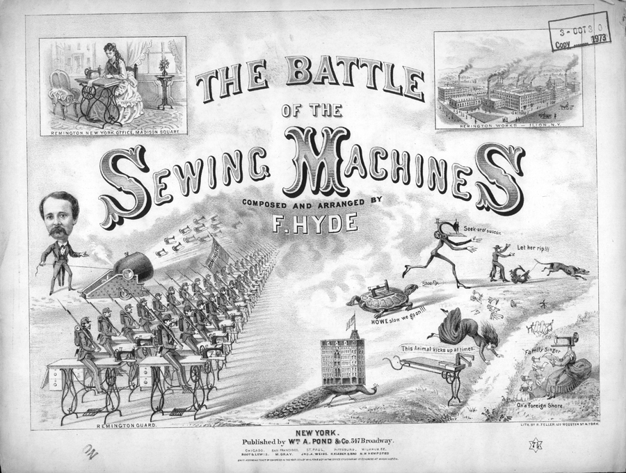 The battle of the sewing machines