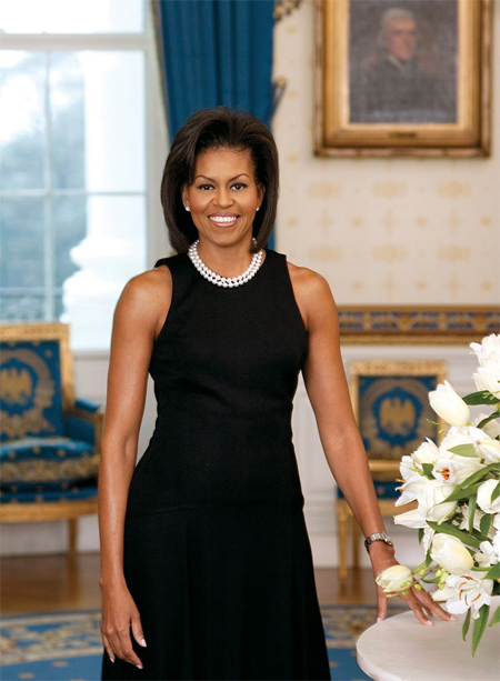 First Lady Michelle Obama official portrait