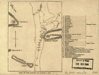 Plan of the battle of August 5, 1864