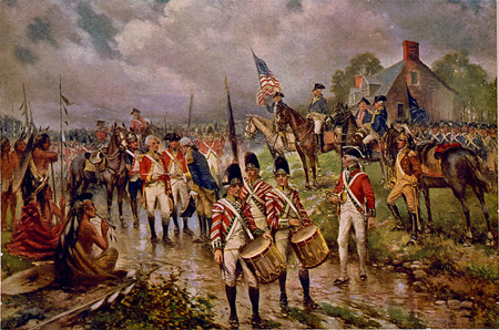 Burgoyne's surrender at Saratoga