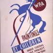 WPA paintings by children under Federal Art Project, New York