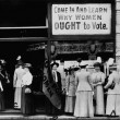 from the larger photo: Woman suffrage headquarters in Upper Euclid Avenue, Cleveland