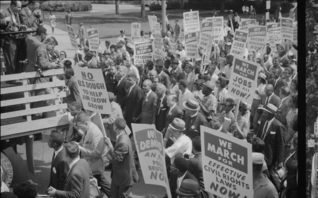 Civil rights march on Wash[ington], D.C.