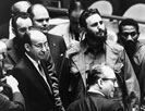 Fidel Castro, president of Cuba, at a meeting of the United Nations General Assembly