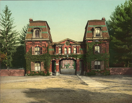 The entrance, Vassar College