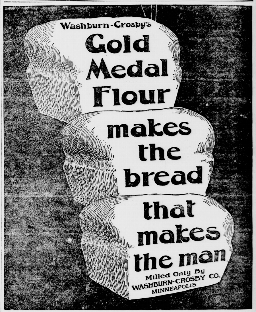 Gold Medal Flour Ad. New-York tribune. (New York [N.Y.]), 10 March 1900