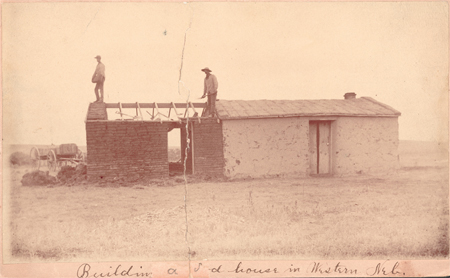 Building a Sod House in Western Nebraska