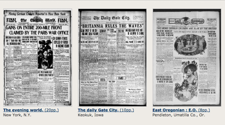 Analyzing Primary Sources: Learning from Newspapers