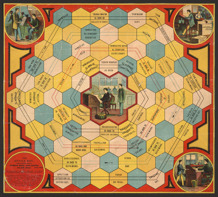 Guided Primary Source Analysis: Office Boy Board Game