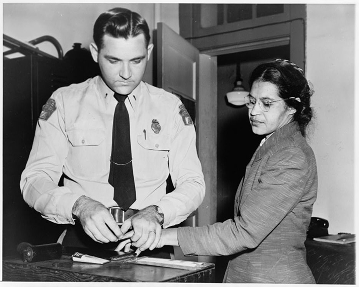 Woman Fingerprinted