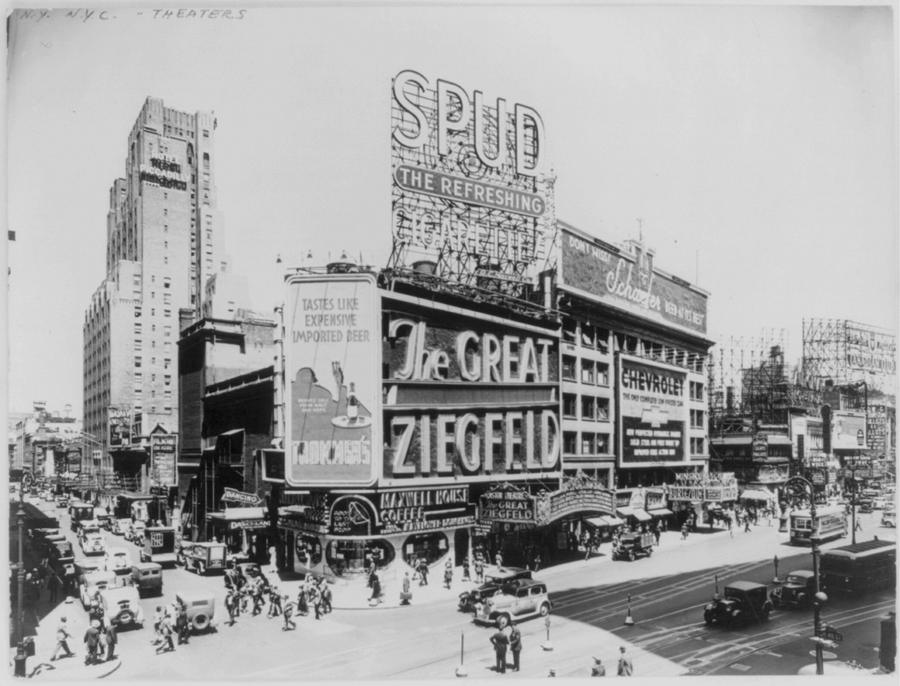 Guided Primary Source Analysis: Astor Theatre – The Great Ziegfeld