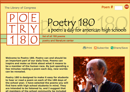 Integrating Tech: Poetry 180