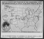 Route of Envoys Sent from East by the Congressional Union for Woman's Suffrage