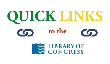 LOC.gov Website Quick Links