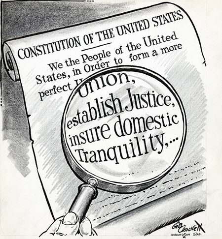 Learning from the Source: Preamble to the Constitution Image Sequencing