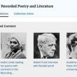 Archive of Recorded Poetry and Literature
