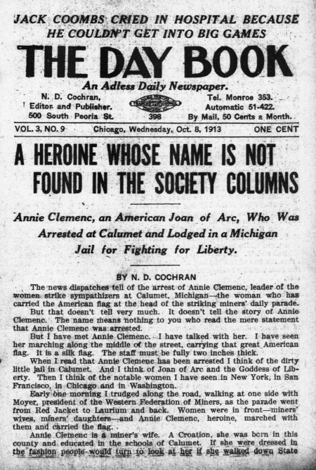 Annie Clemenc newspaper articles