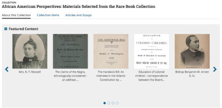 Collections Spotlight: African American Perspectives