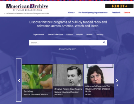 Finding Resources: American Archive of Public Broadcasting