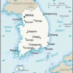 South Korea Map 2015