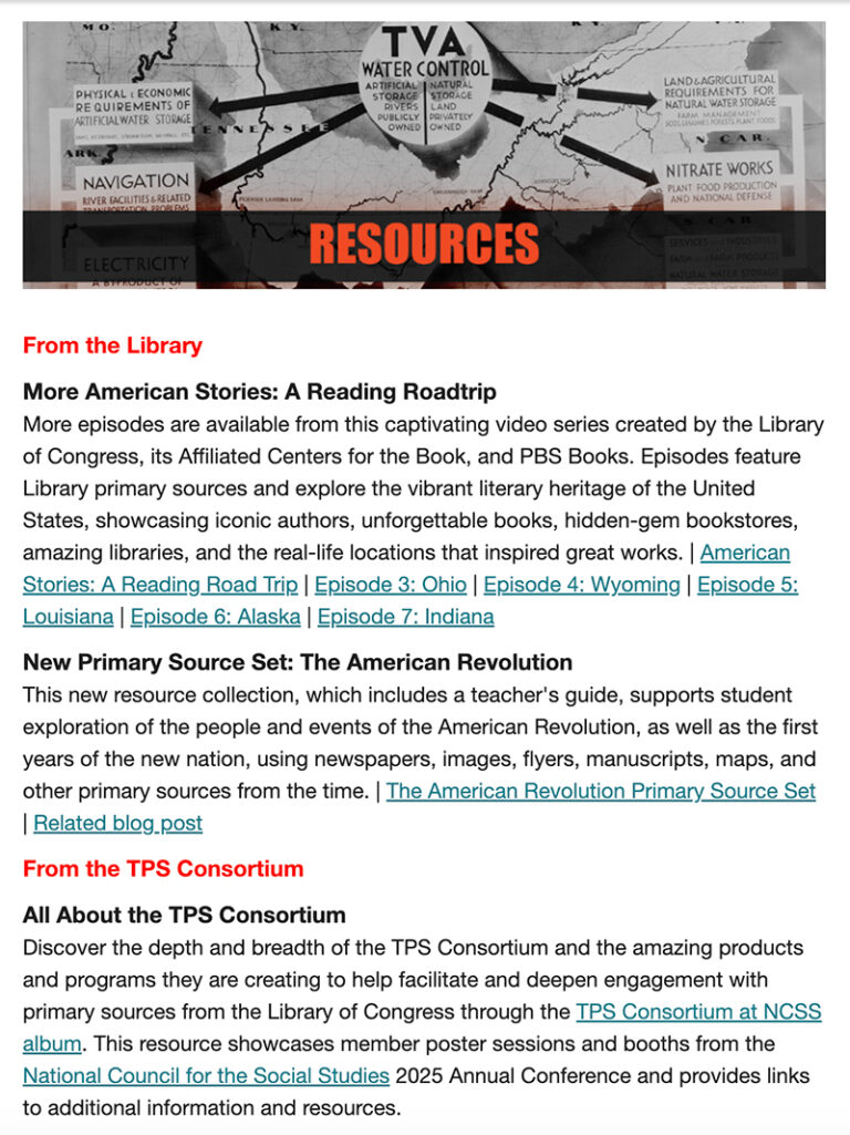 TPS Consortium Update January 2026