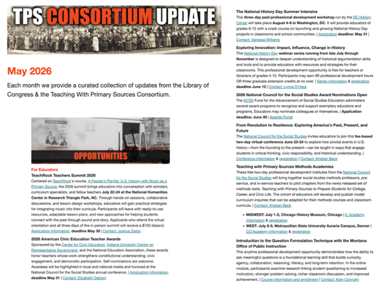 TPS Consortium Update May 2026